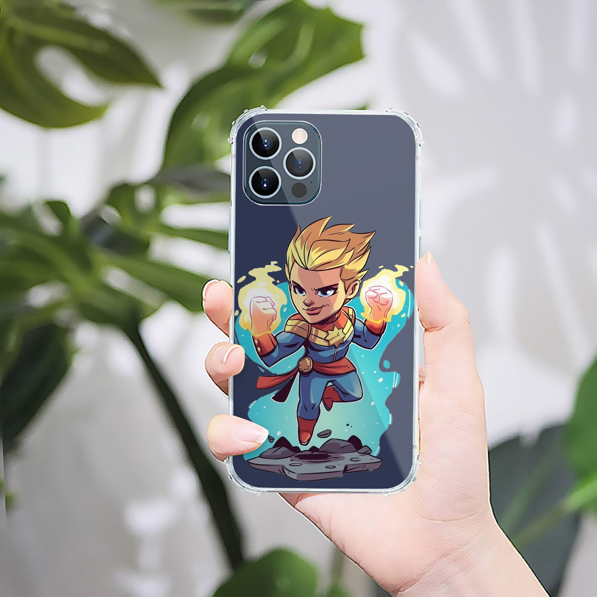 （画像用） アベンジャーズ The Avengers 【iPhone 12シリーズ対応】透明スマホケース（クリアソフトケース）
